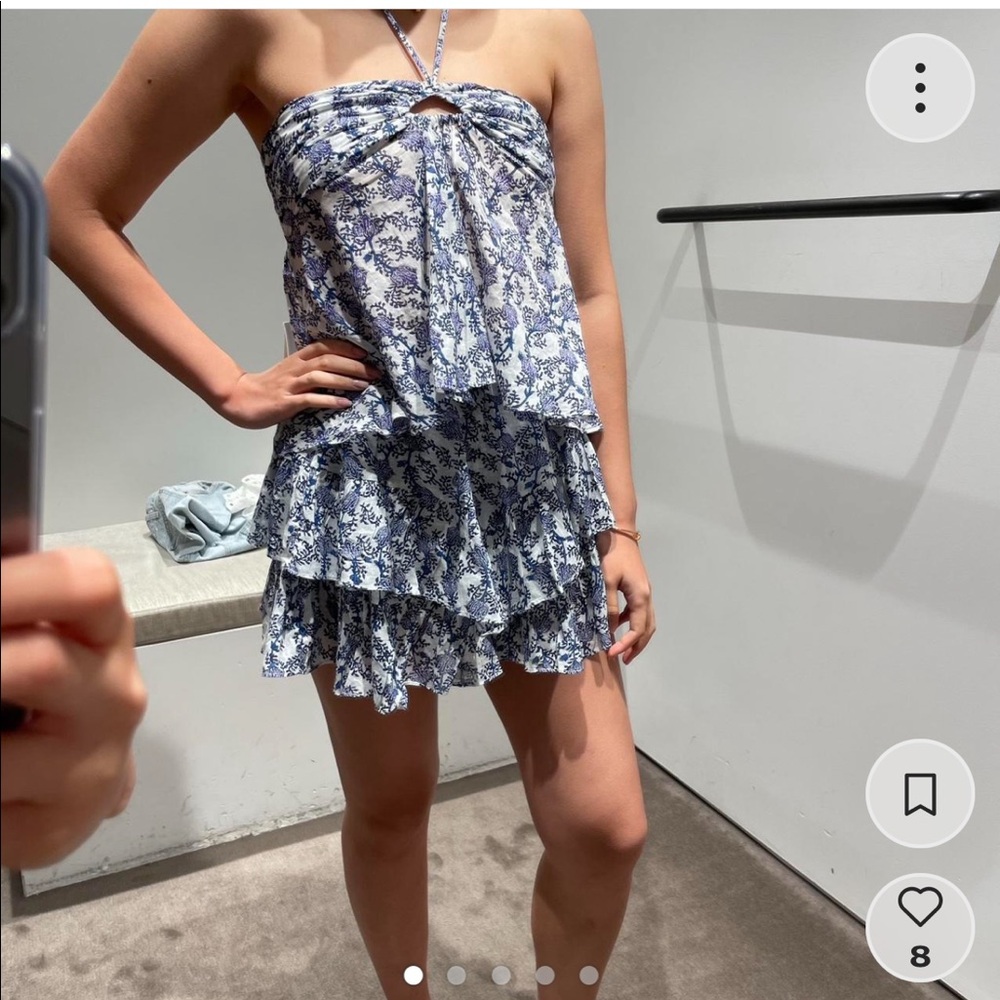 Isabel Marant blue and white two piece set